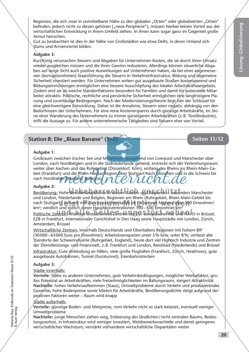 Erdkunde an Stationen: Globalisierung Preview 22