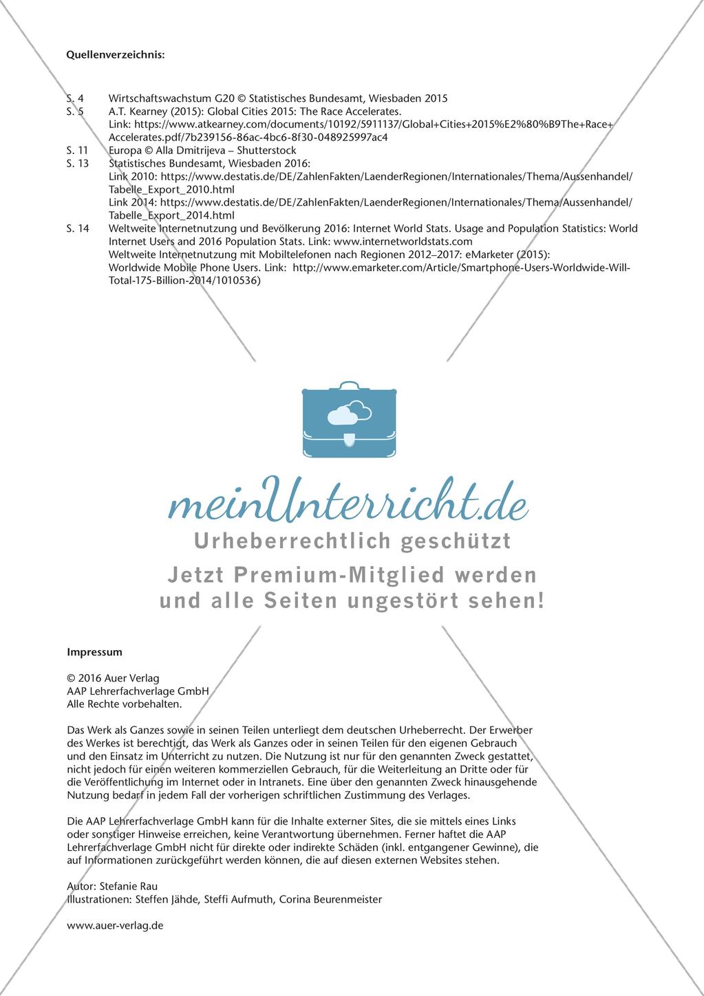 Erdkunde an Stationen: Globalisierung Preview 25