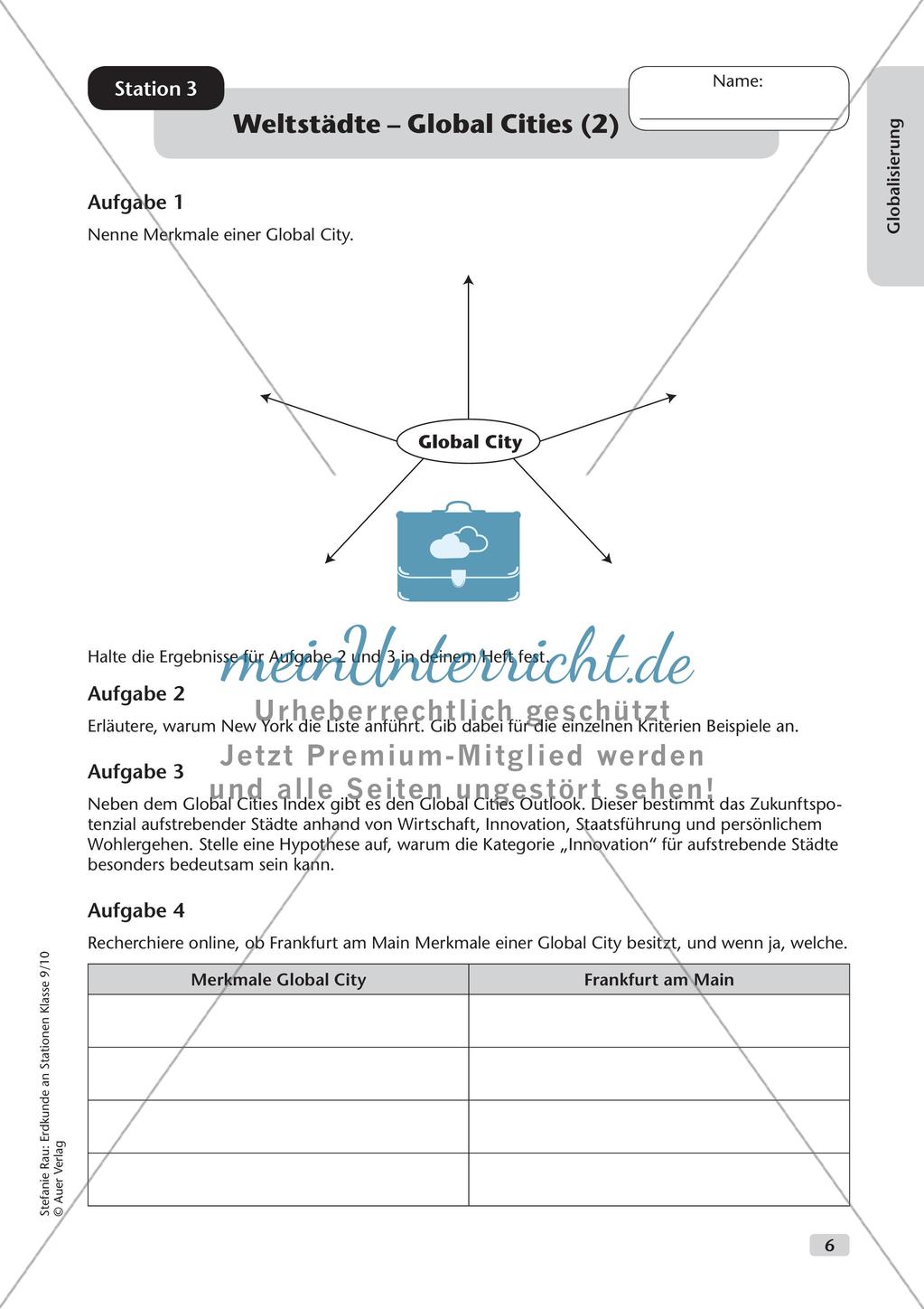 Erdkunde an Stationen: Globalisierung Preview 8
