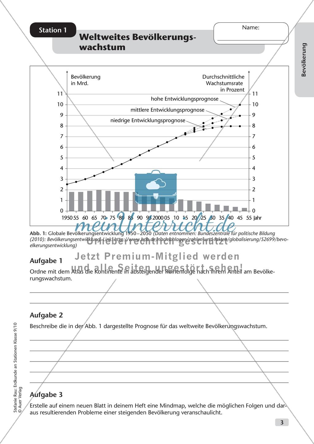 Erdkunde an Stationen: Bevölkerung Preview 5