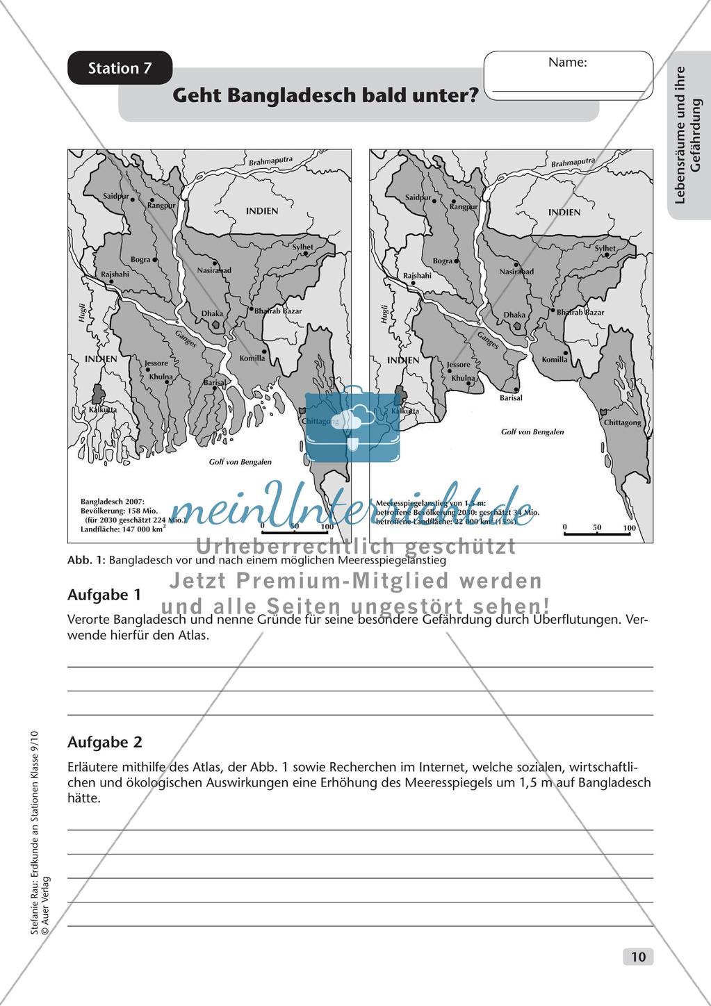 Erdkunde an Stationen: Lebensräume und ihre Gefährdung Preview 12
