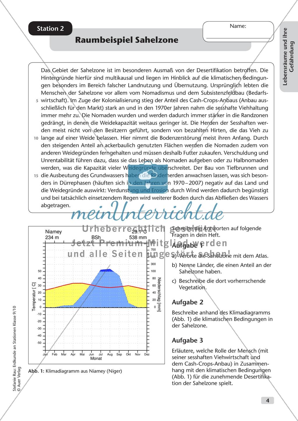 Erdkunde an Stationen: Lebensräume und ihre Gefährdung Preview 6