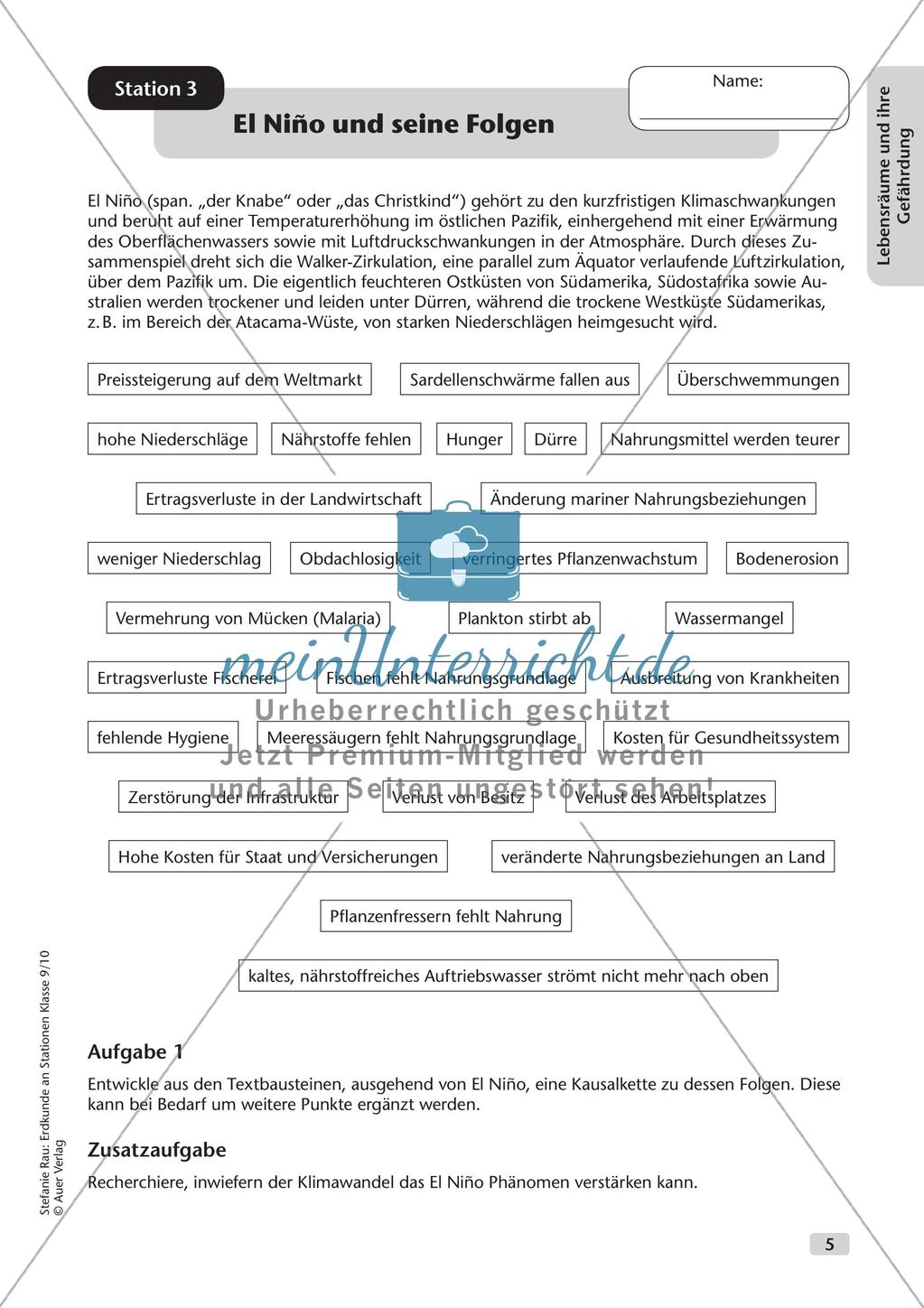 Erdkunde an Stationen: Lebensräume und ihre Gefährdung Preview 7