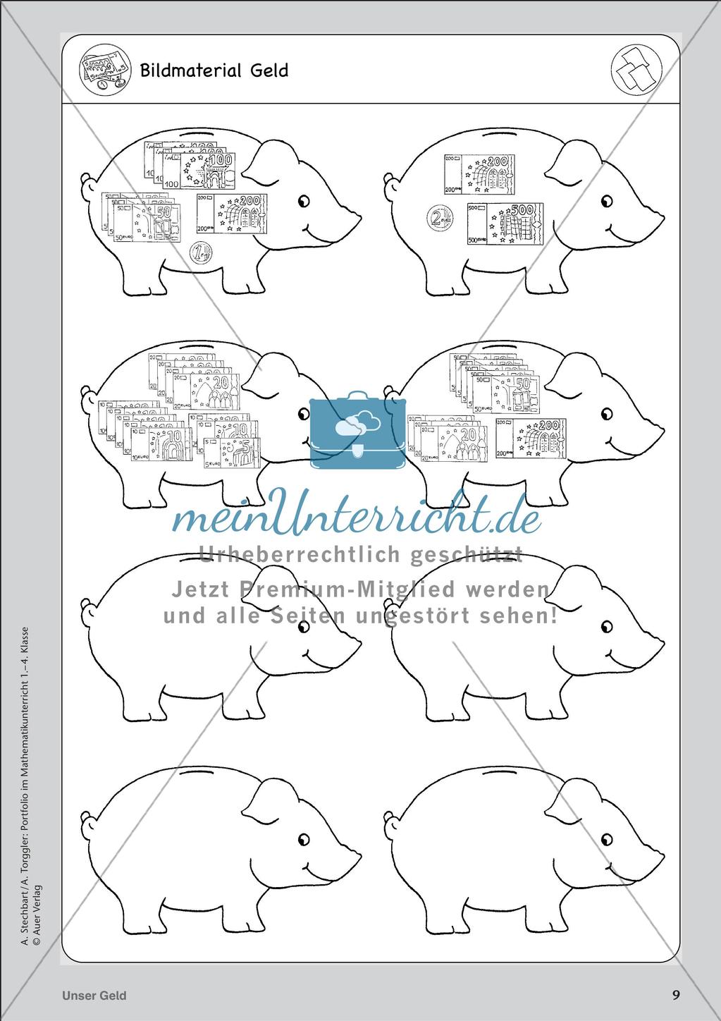 Portfolio im Mathematikunterricht - Unser Geld Preview 11