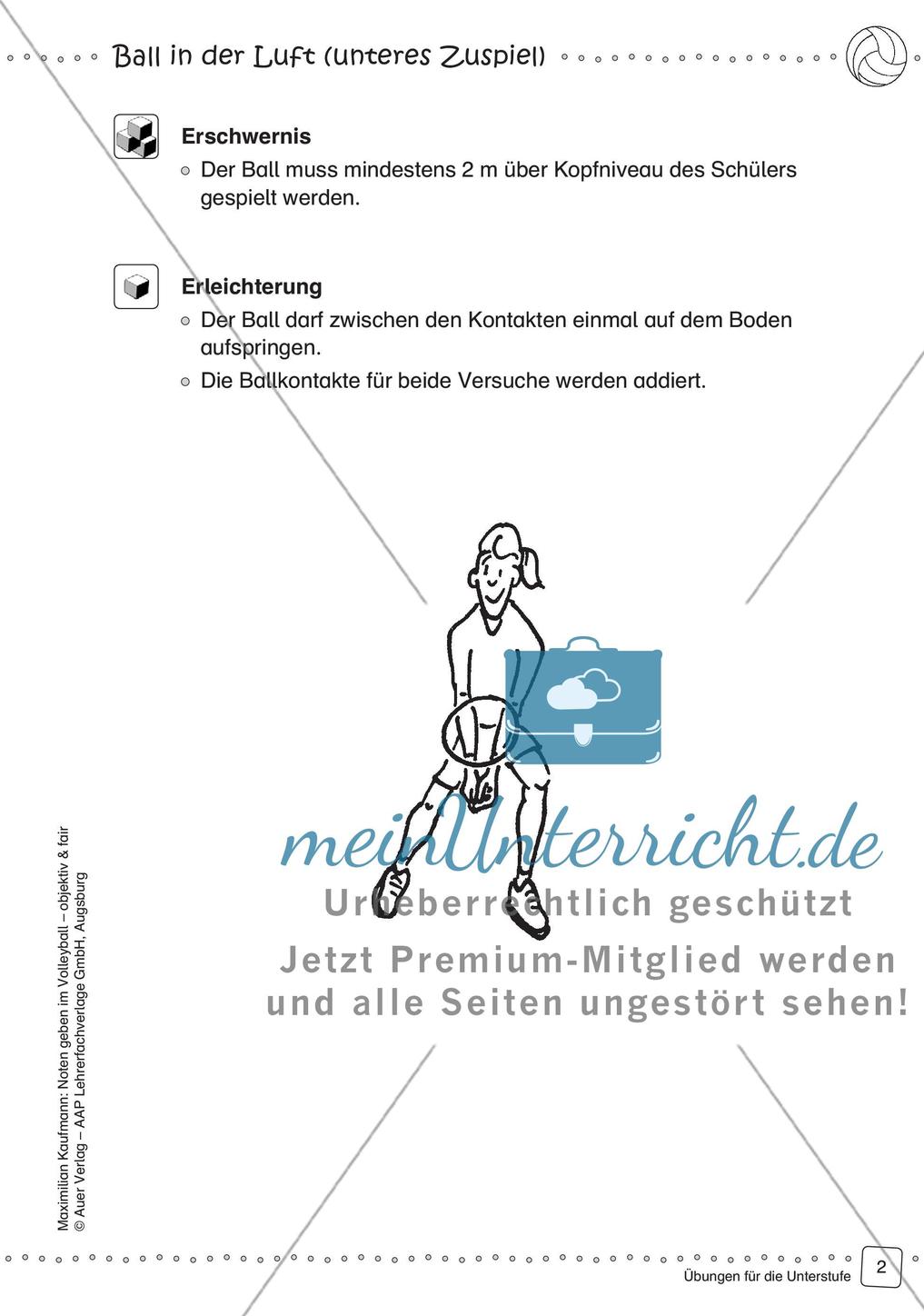 Noten geben im Volleyball - objektiv & fair (Unterstufe) Preview 4