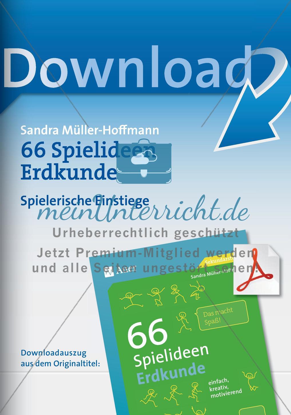 Spielideen zum Unterrichtseinstieg Preview 1
