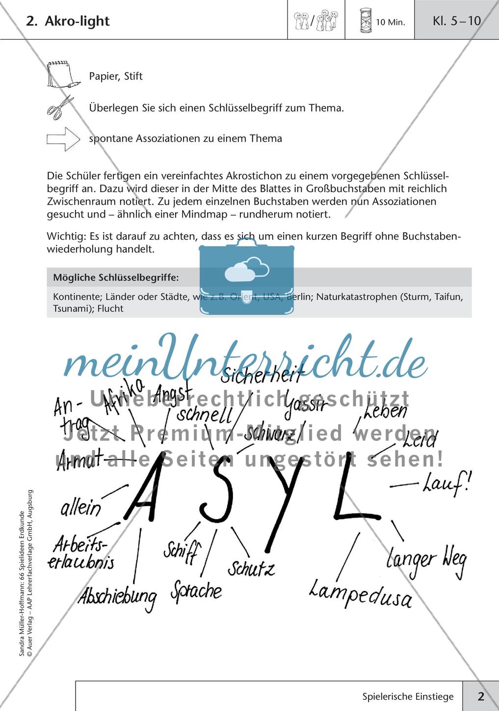 Spielideen zum Unterrichtseinstieg Preview 4