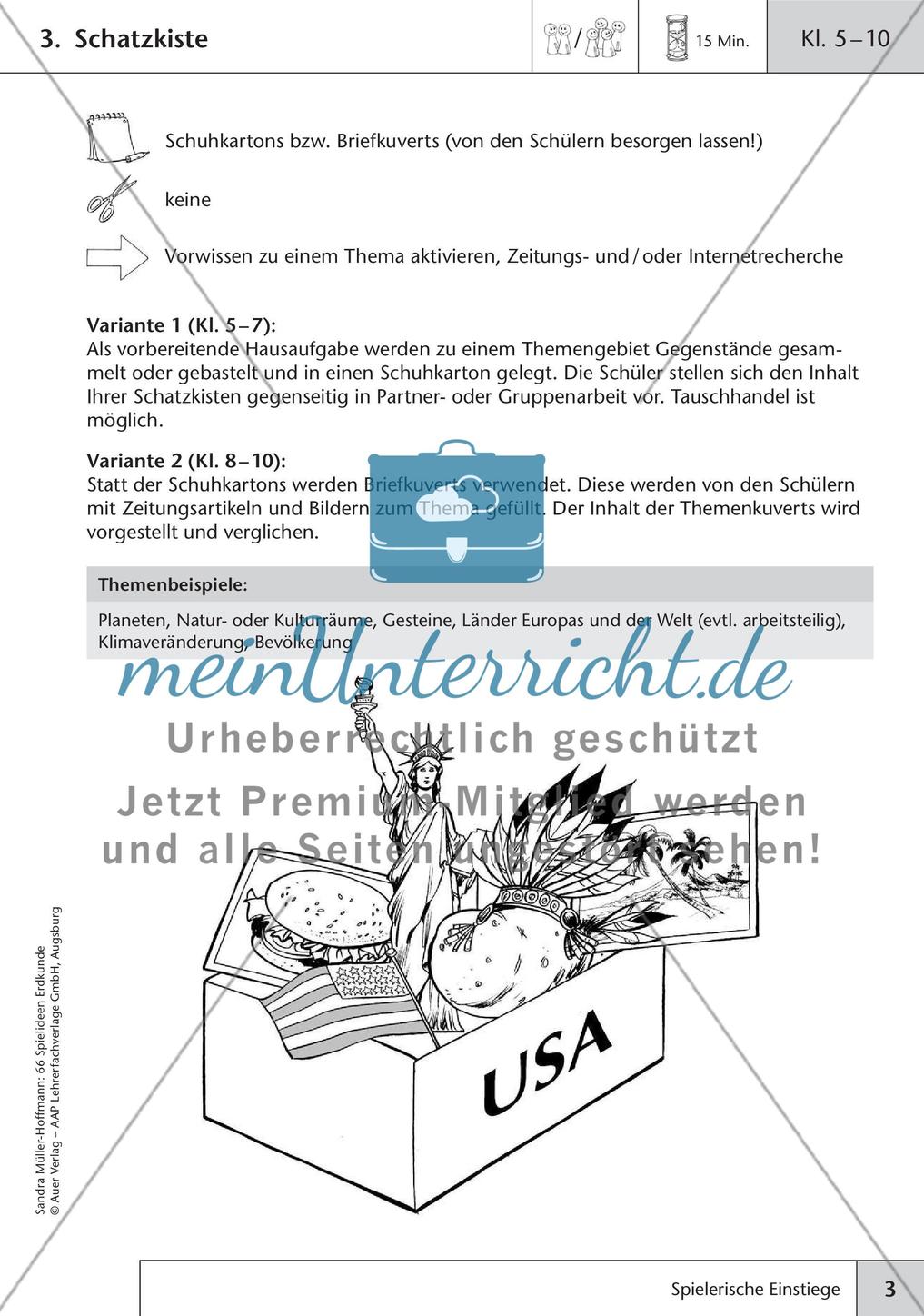 Spielideen zum Unterrichtseinstieg Preview 5