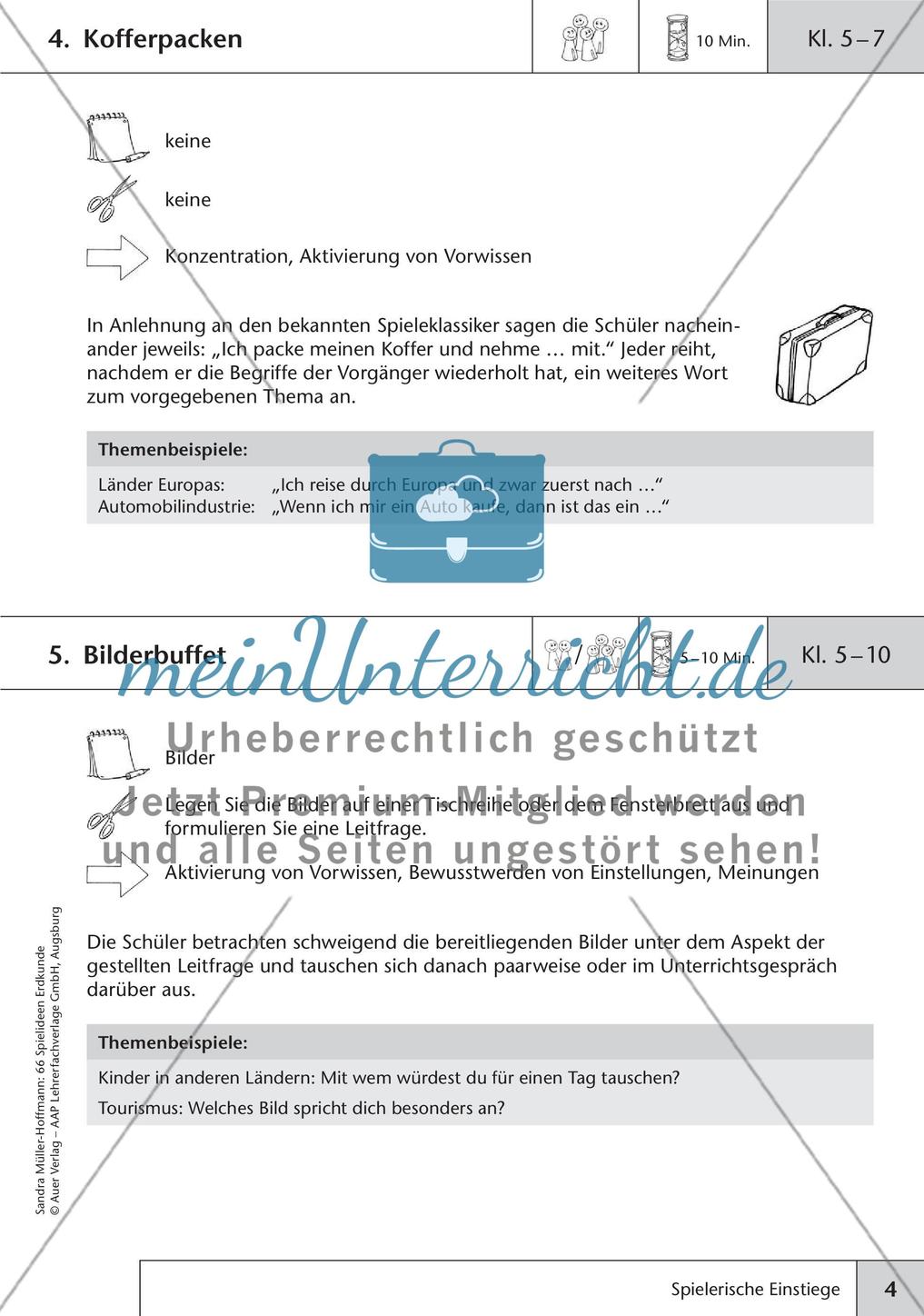 Spielideen zum Unterrichtseinstieg Preview 6