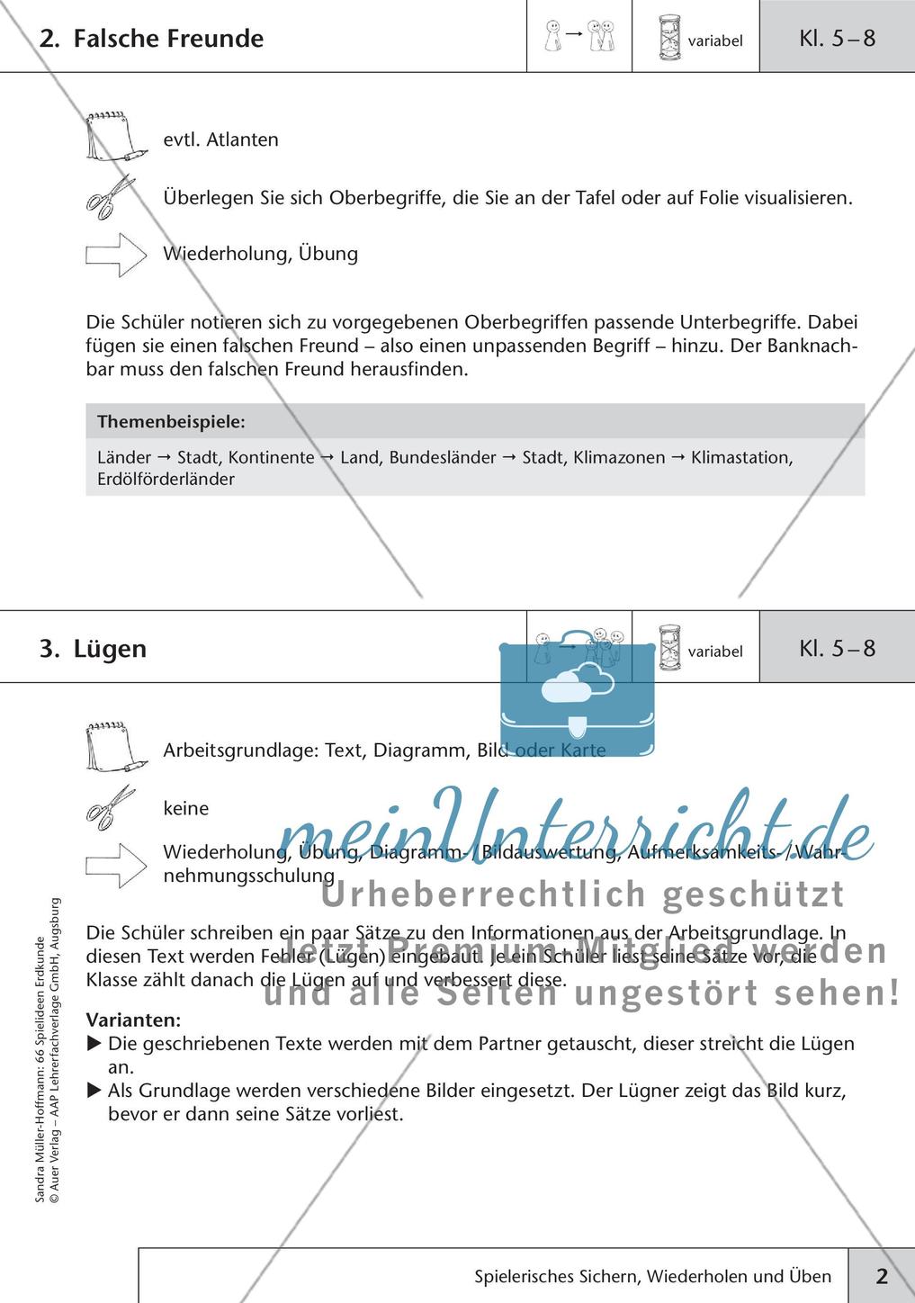 Spielerisches Sichern, Wiederholen und Üben im Unterricht Preview 4