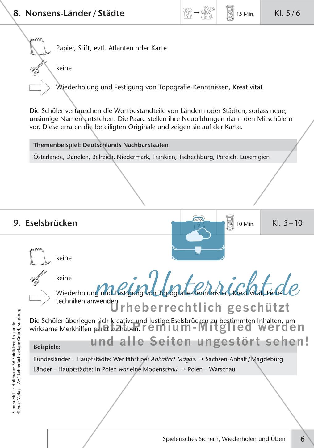 Spielerisches Sichern, Wiederholen und Üben im Unterricht Preview 8