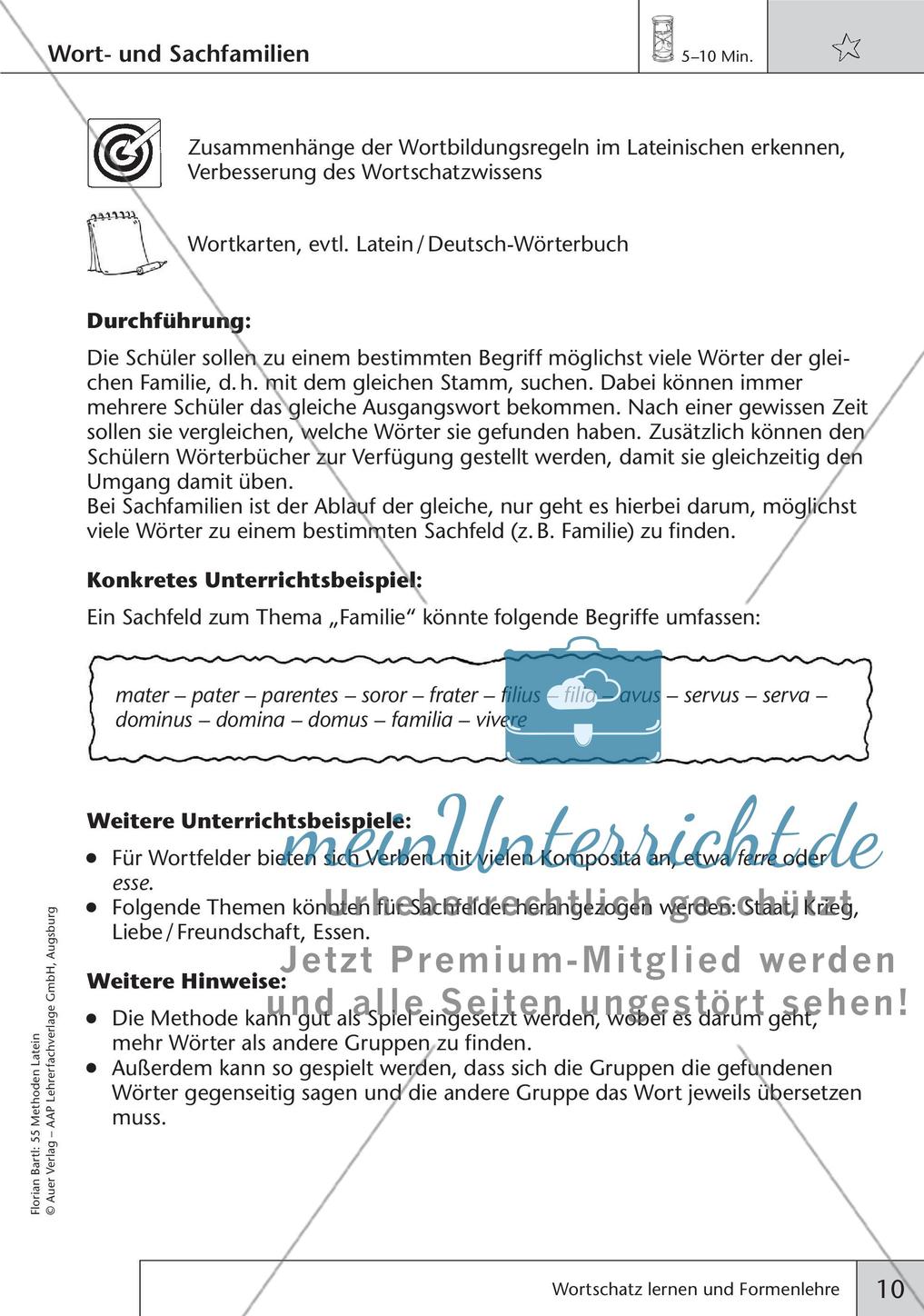 Methoden - Wortschatz lernen und Formenlehre Preview 12