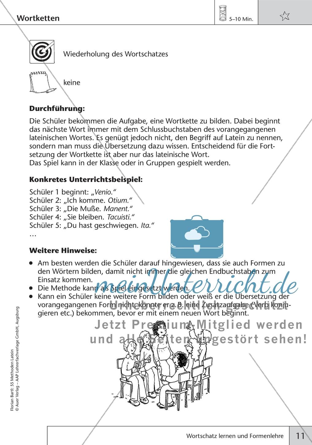 Methoden - Wortschatz lernen und Formenlehre Preview 13
