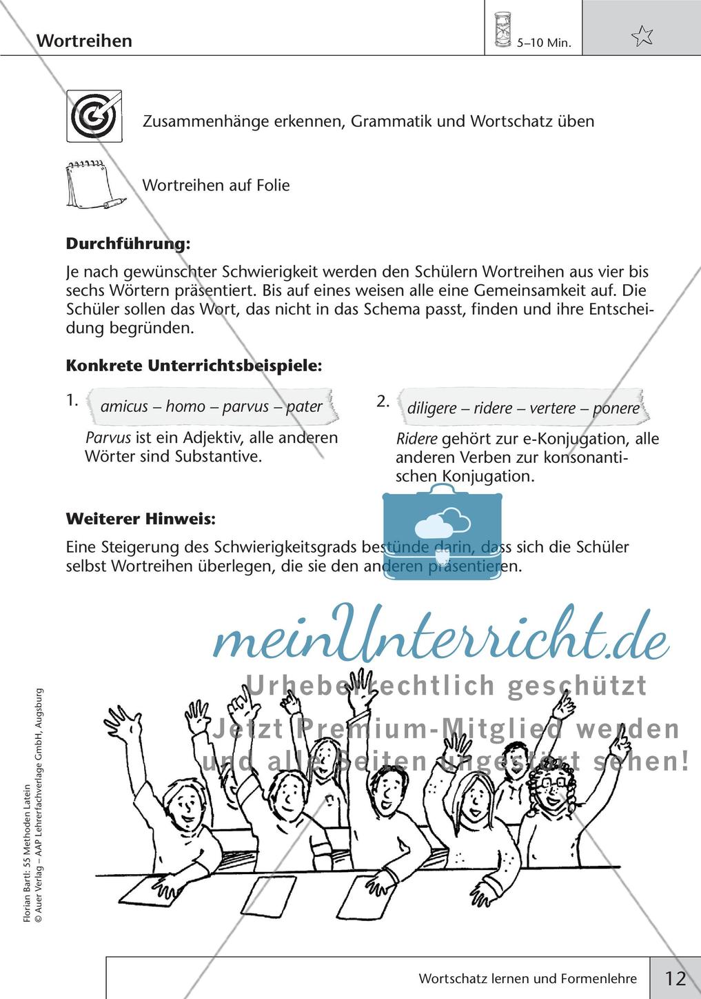 Methoden - Wortschatz lernen und Formenlehre Preview 14