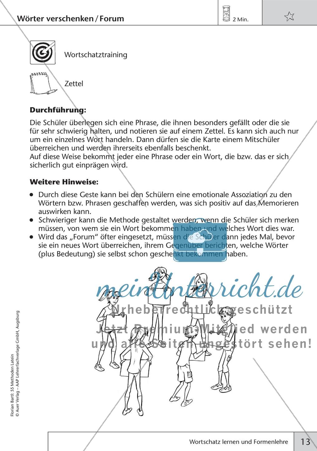 Methoden - Wortschatz lernen und Formenlehre Preview 15