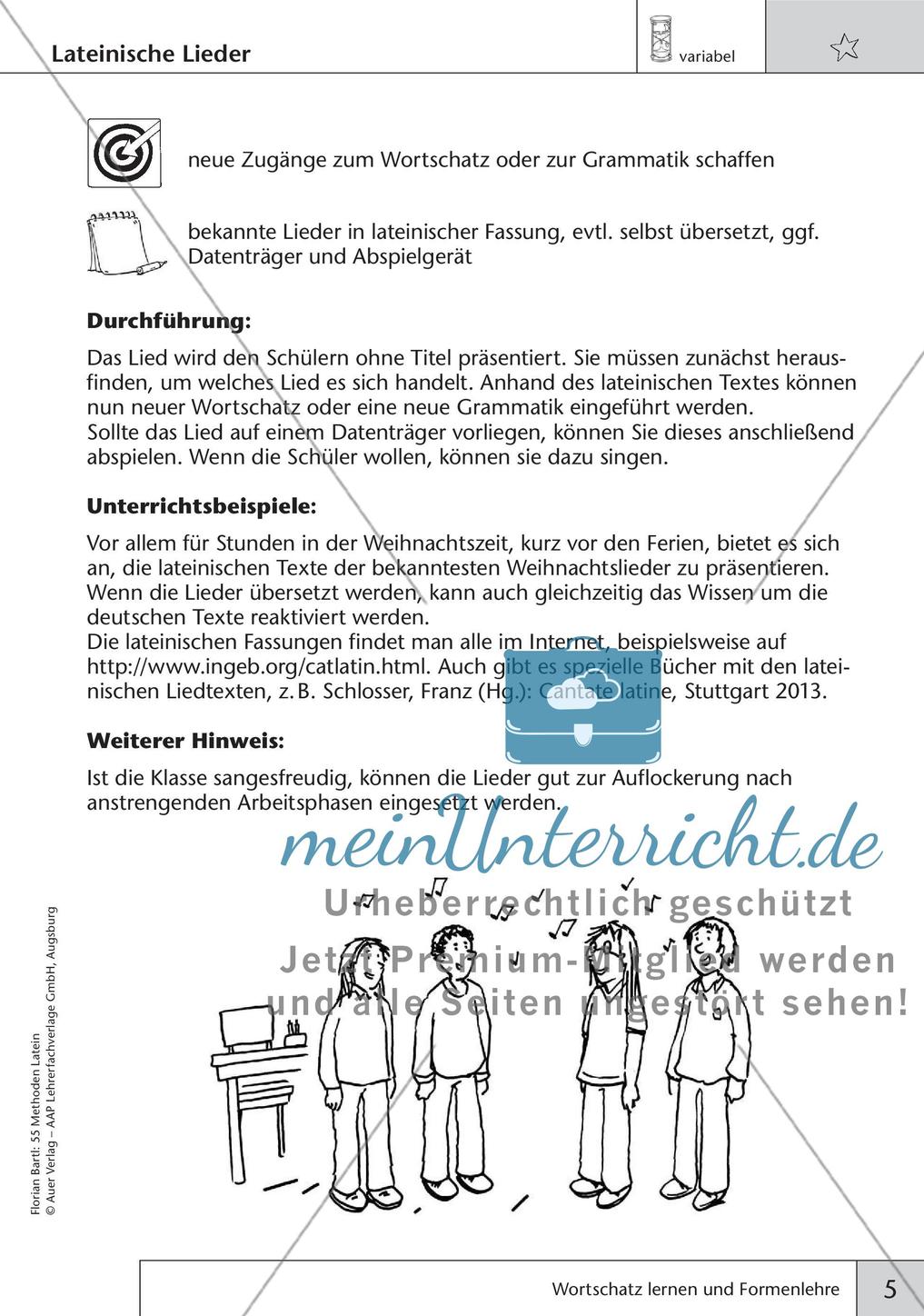 Methoden - Wortschatz lernen und Formenlehre Preview 7