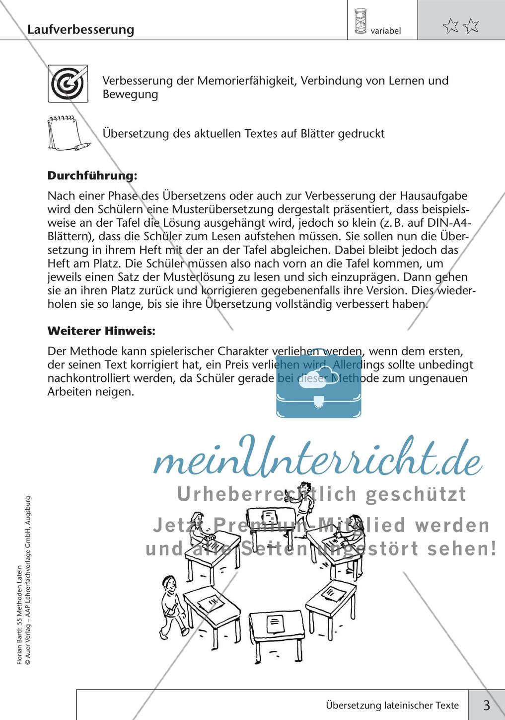 Methoden - Übersetzung lateinischer Texte Preview 5