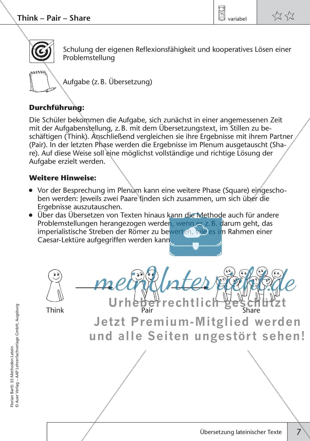 Methoden - Übersetzung lateinischer Texte Preview 9