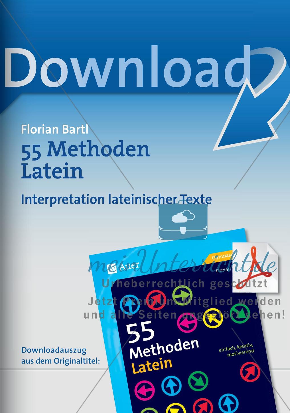Methoden - Interpretation lateinischer Texte Preview 1