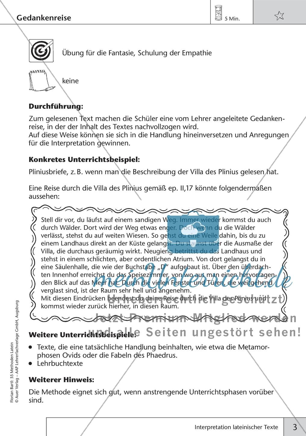 Methoden - Interpretation lateinischer Texte Preview 5