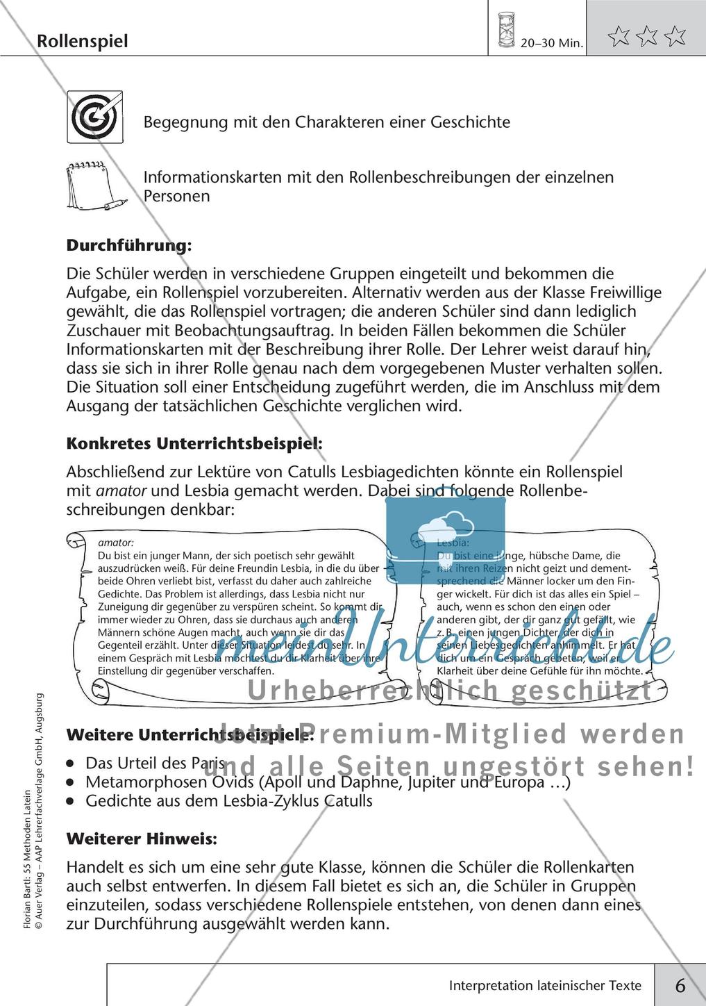 Methoden - Interpretation lateinischer Texte Preview 8