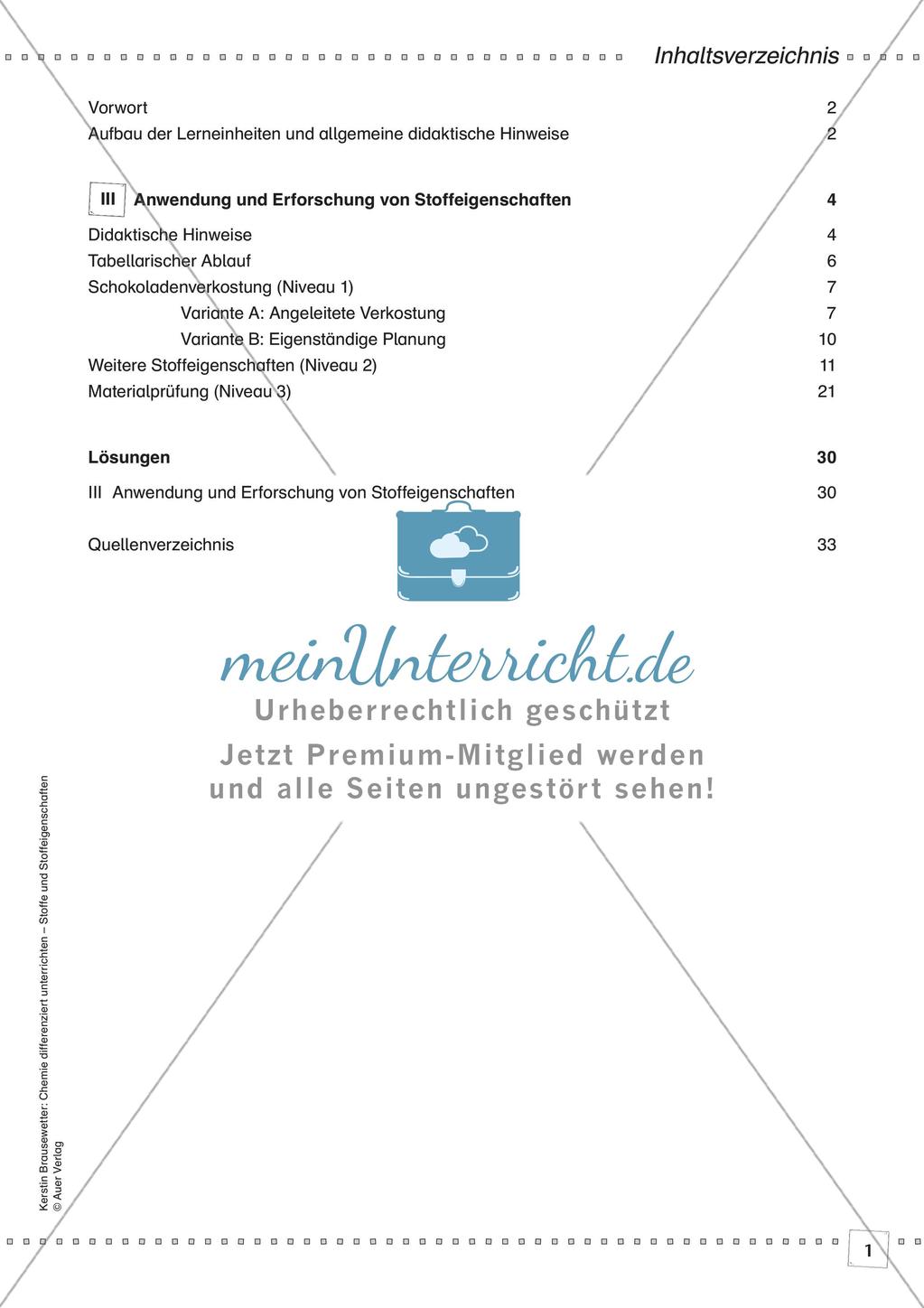 Stoffe und ihre Eigenschaften: Anwendung und Erforschung Preview 3