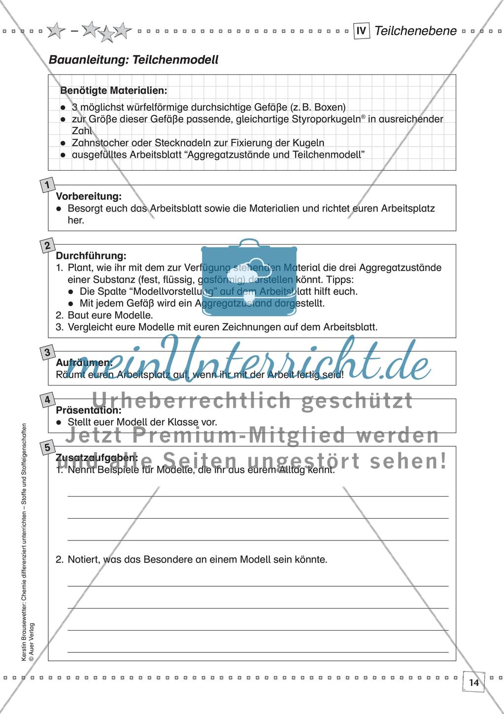 Stoffe und ihre Eigenschaften: Teilchenebene Preview 16
