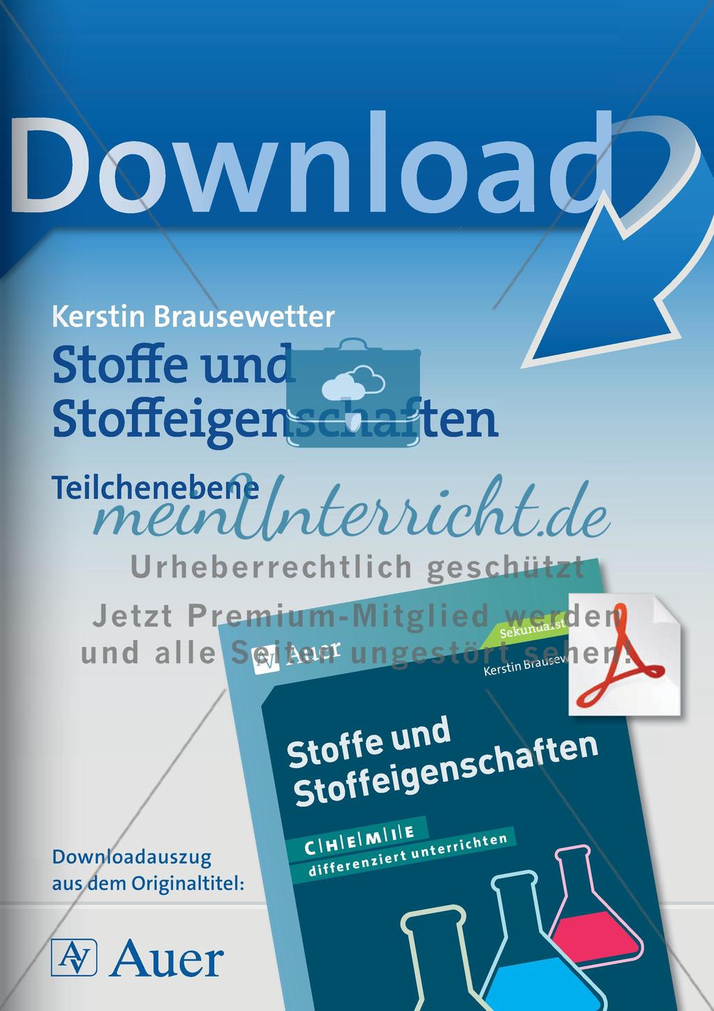 Stoffe und ihre Eigenschaften: Teilchenebene Preview 1