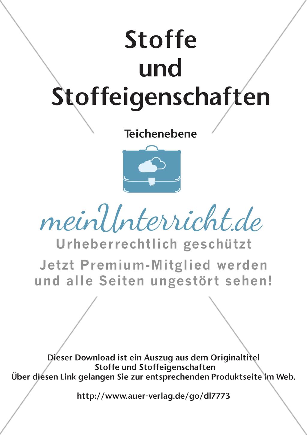Stoffe und ihre Eigenschaften: Teilchenebene Preview 2