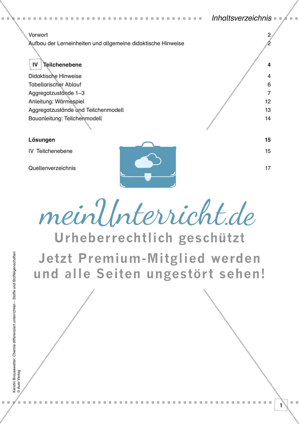 Stoffe und ihre Eigenschaften: Teilchenebene Preview 3