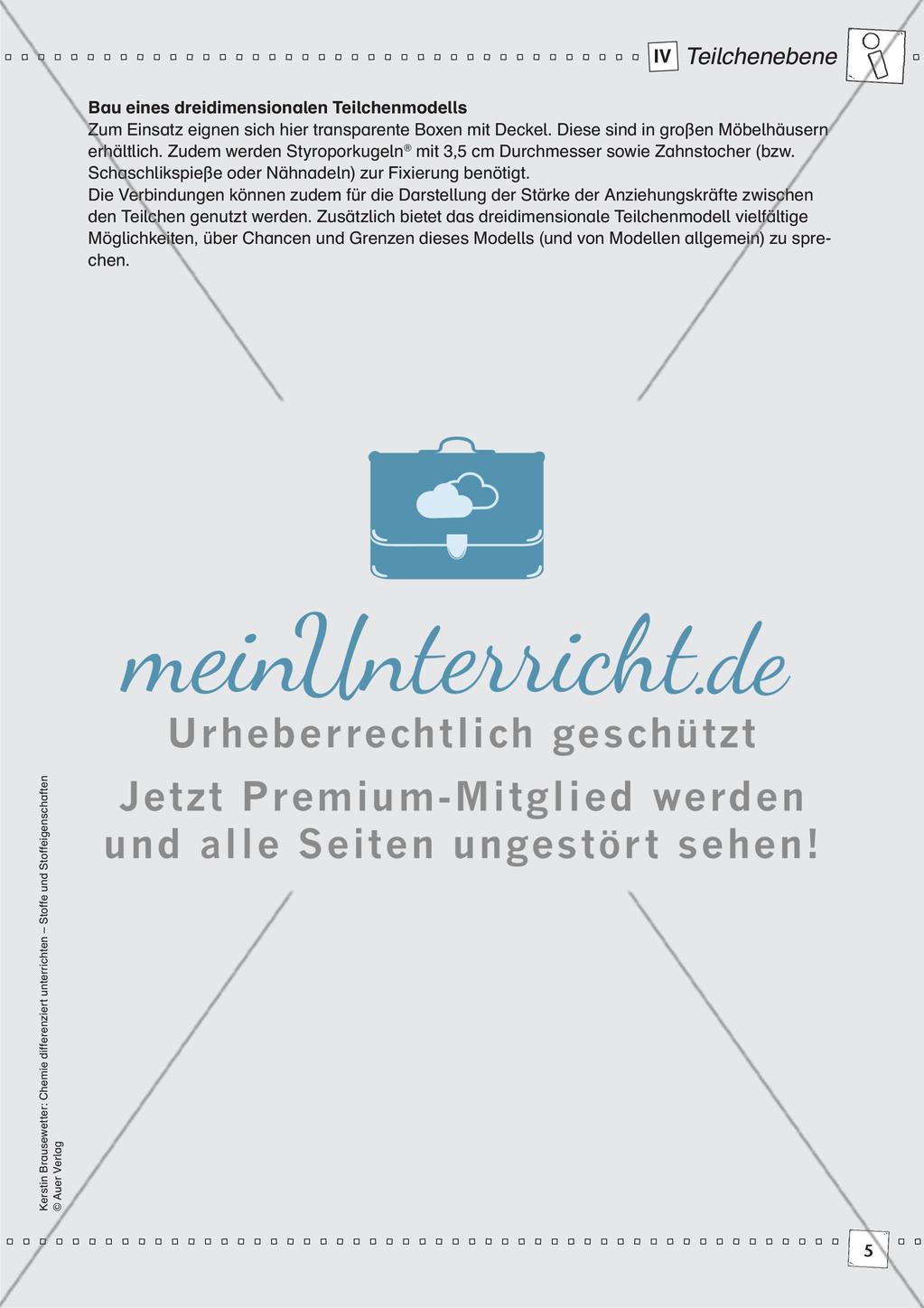 Stoffe und ihre Eigenschaften: Teilchenebene Preview 7