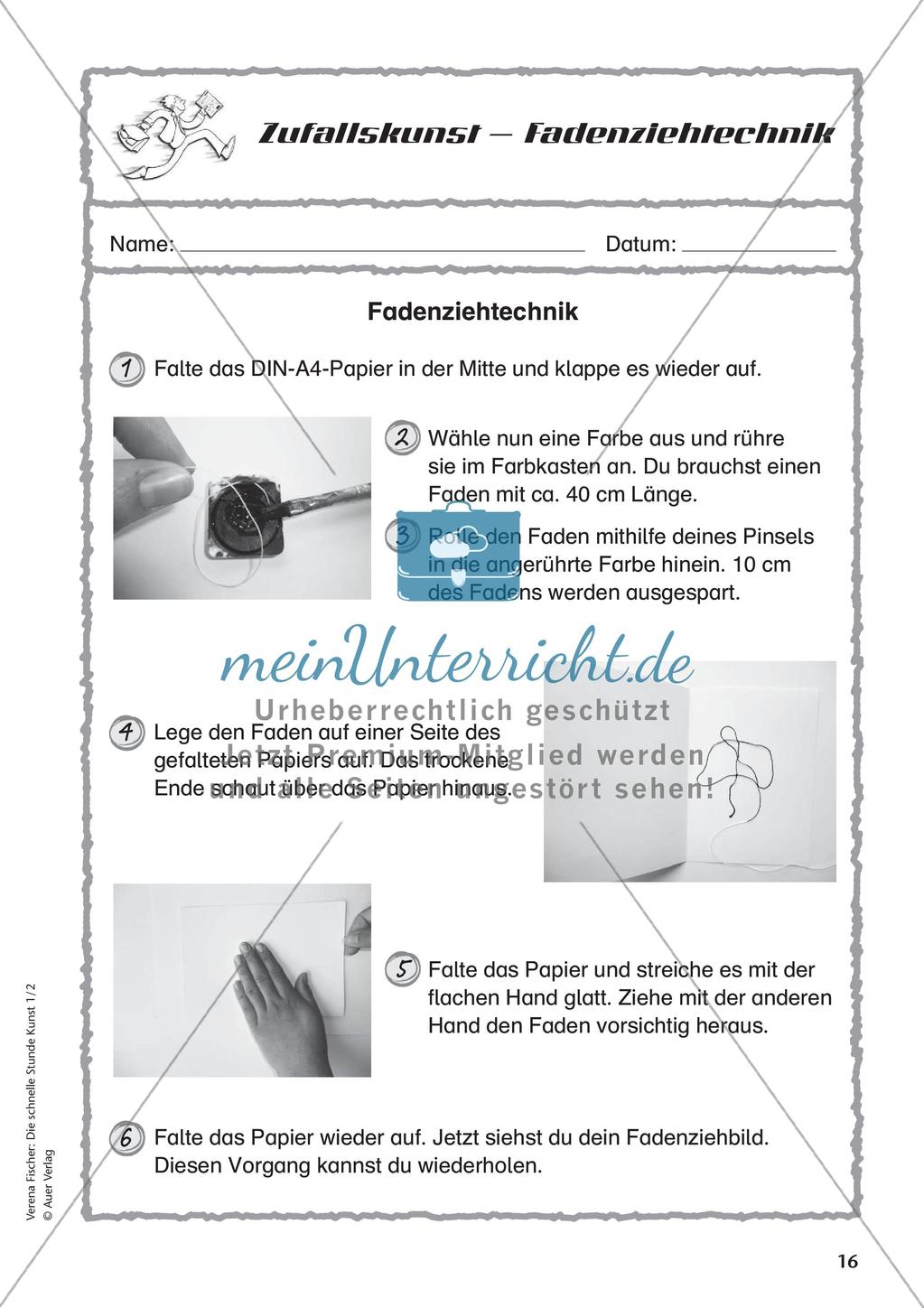 Die schnelle Stunde: Zufallsbilder und Formen Preview 18
