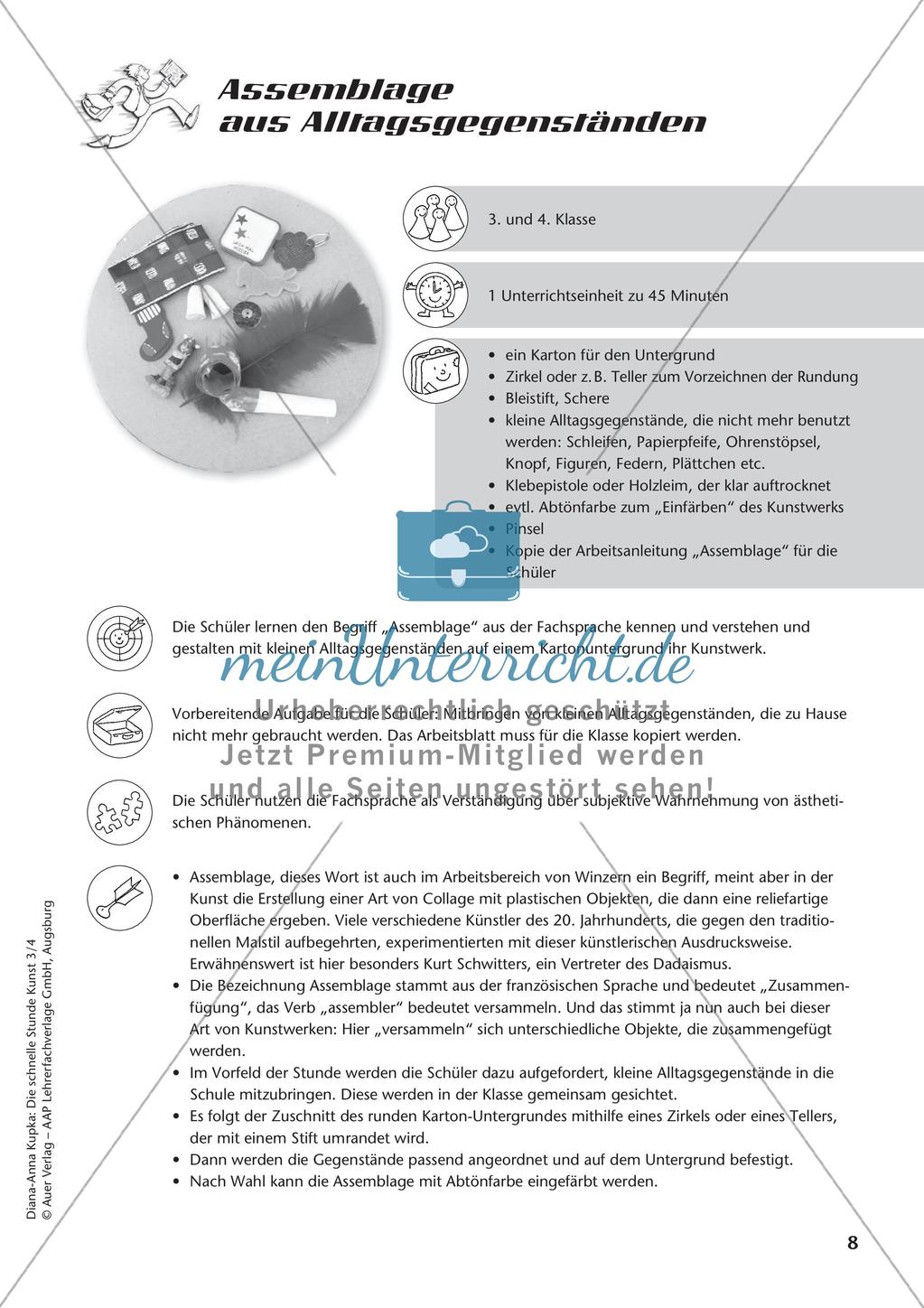 Die schnelle Stunde: Farben und plastisches Gestalten Preview 10