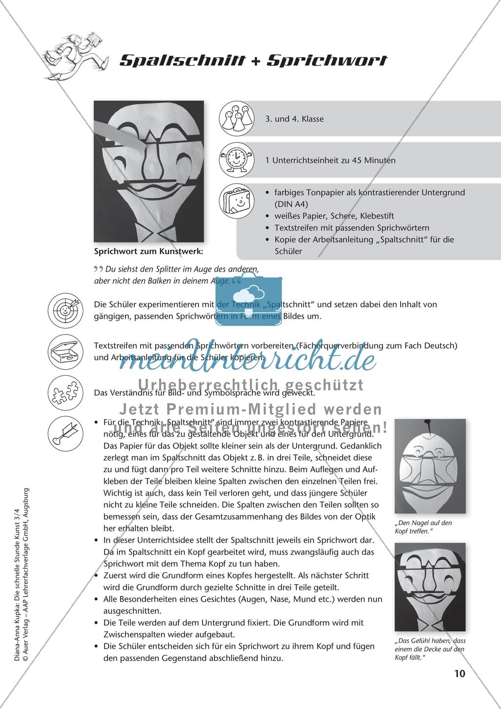 Die schnelle Stunde: Farben und plastisches Gestalten Preview 12