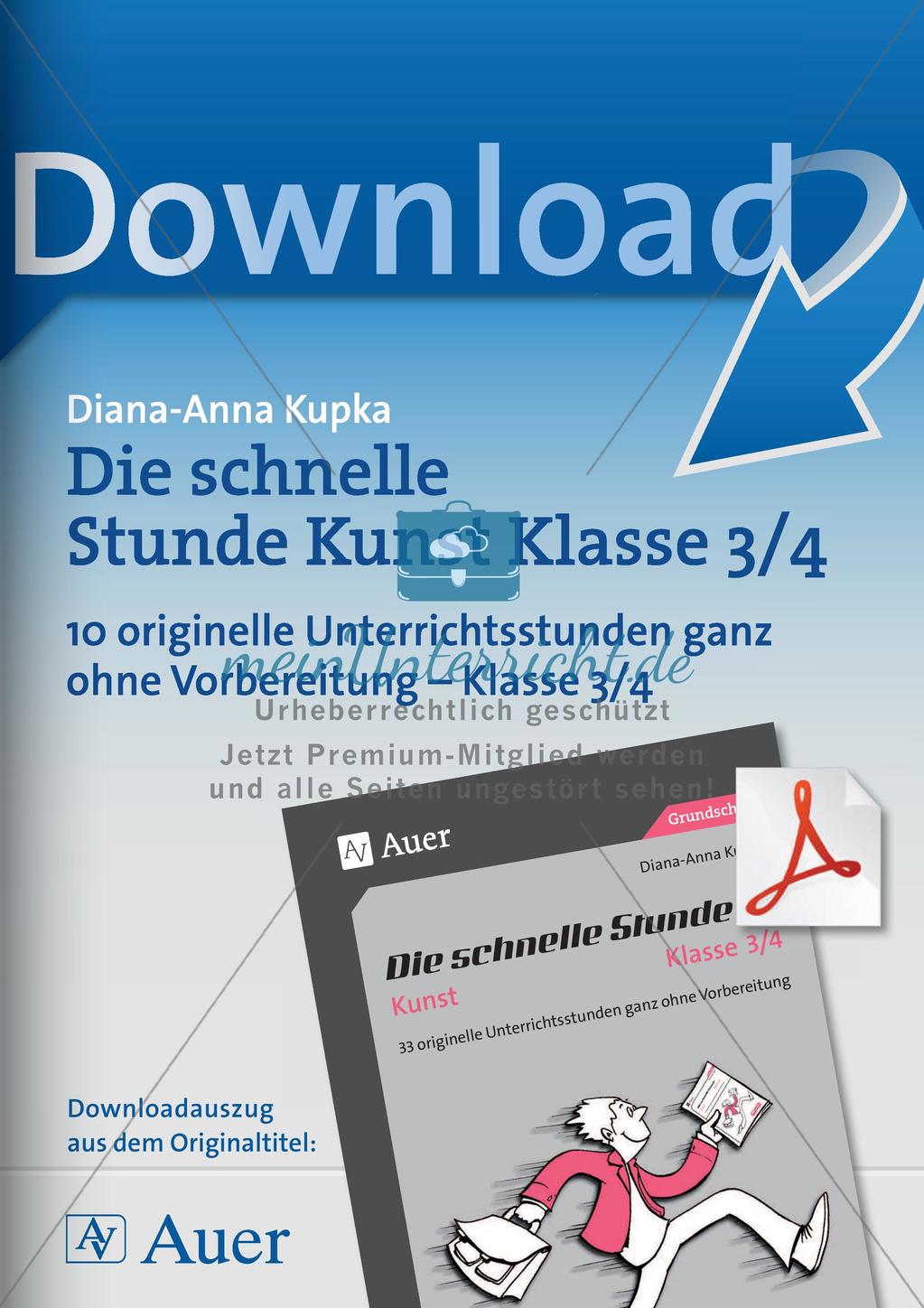 Die schnelle Stunde: Farben und plastisches Gestalten Preview 1