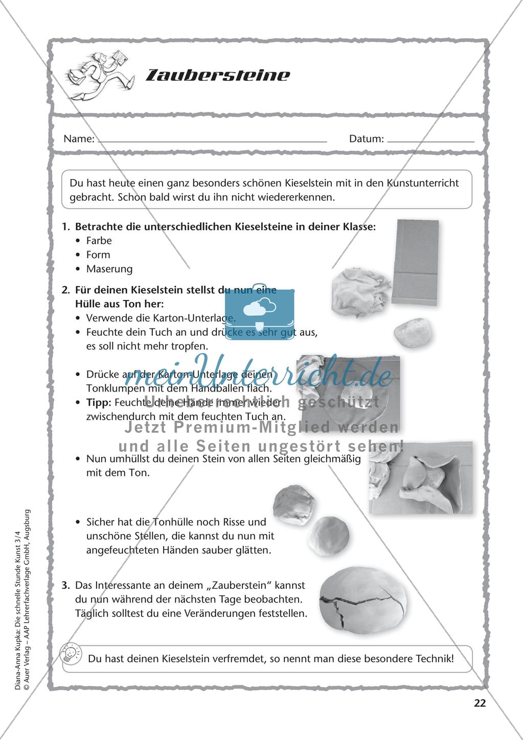 Die schnelle Stunde: Farben und plastisches Gestalten Preview 24
