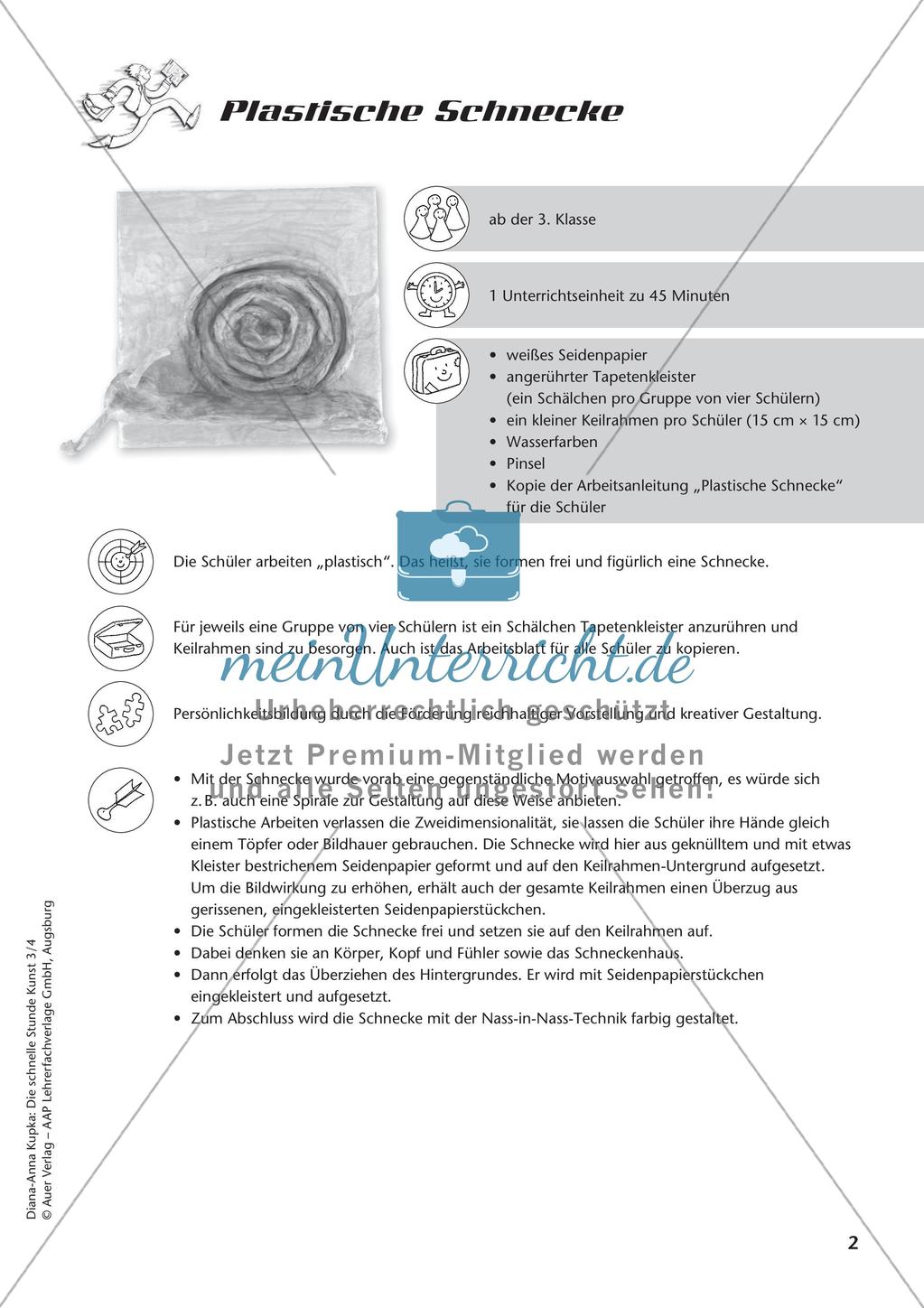 Die schnelle Stunde: Farben und plastisches Gestalten Preview 4