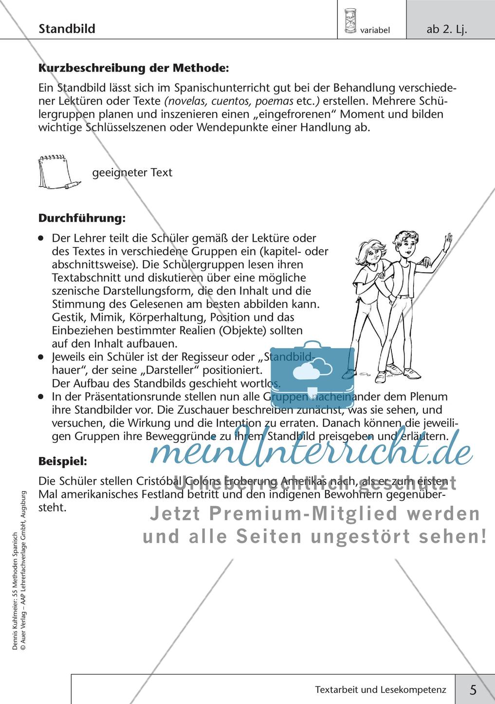 Methoden zur Textarbeit und Lesekompetenz Preview 7