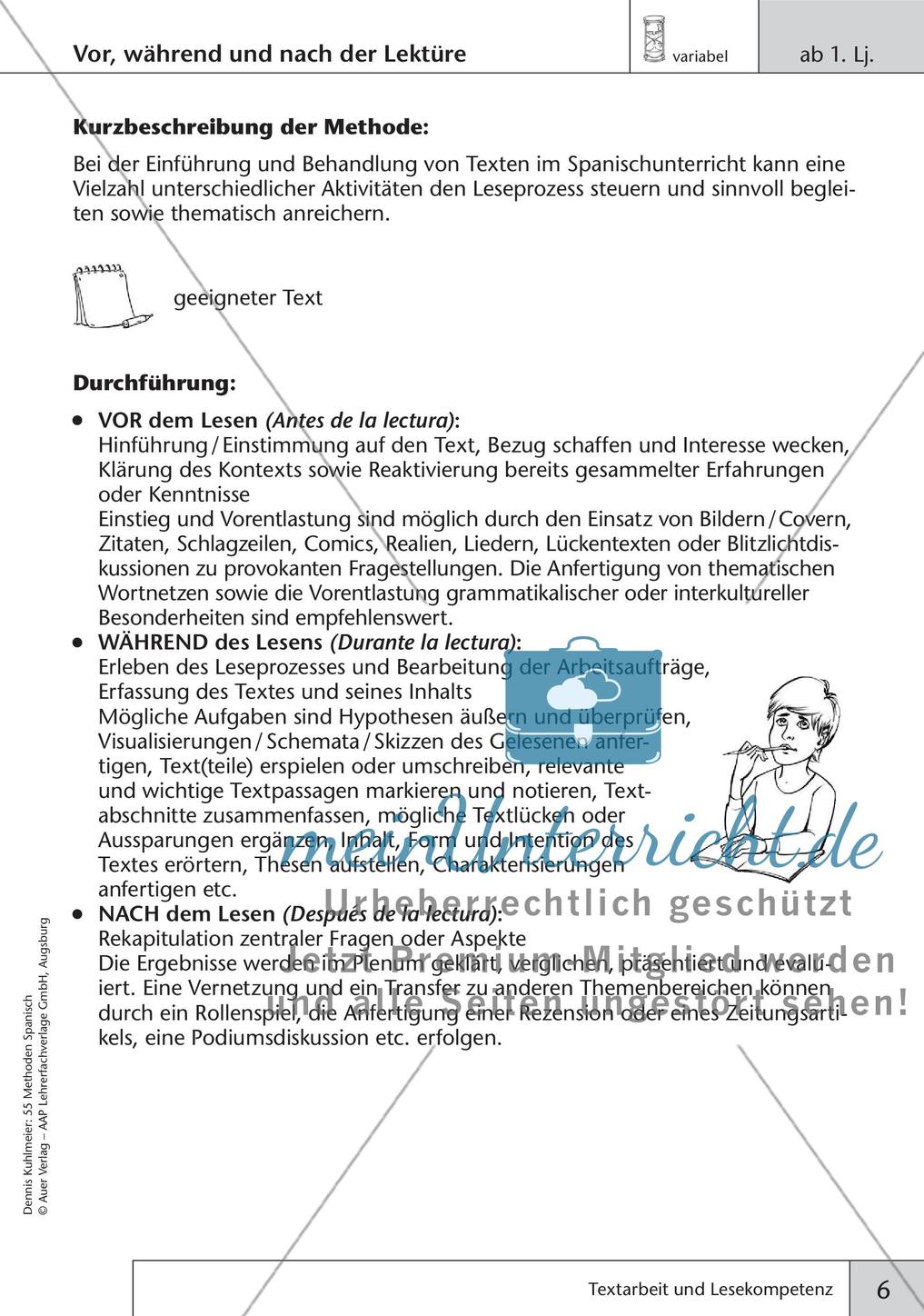 Methoden zur Textarbeit und Lesekompetenz Preview 8