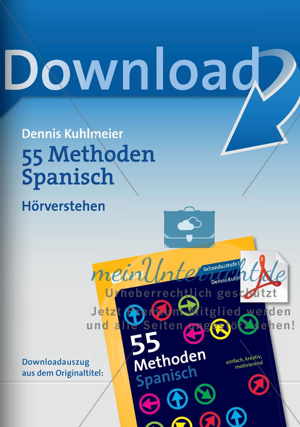 Methoden zum Hörverstehen Preview 1