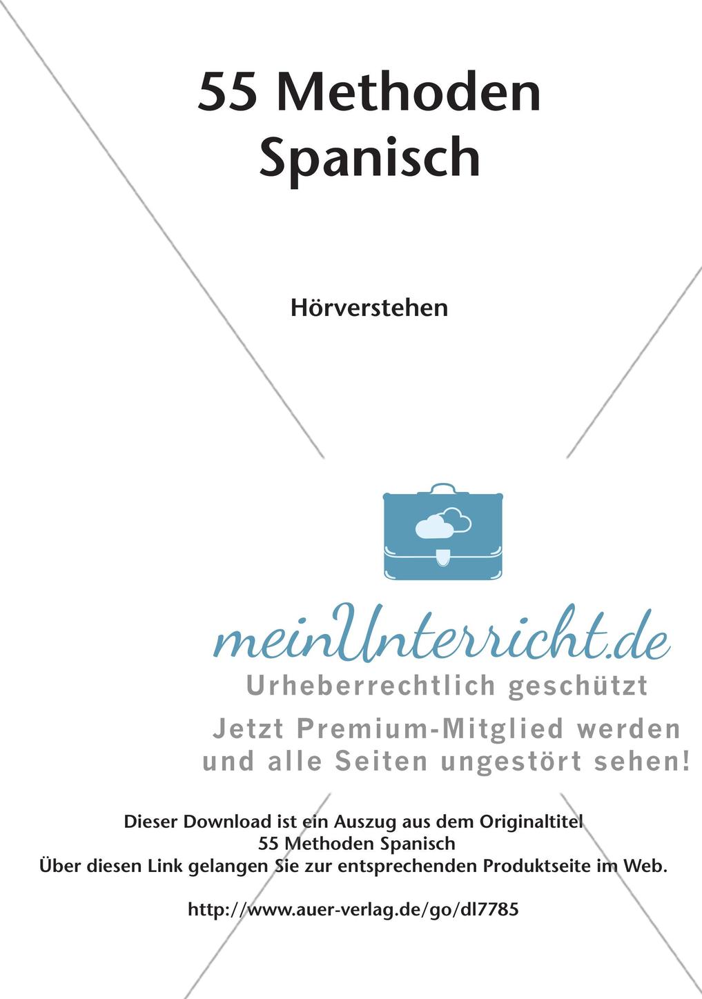 Methoden zum Hörverstehen Preview 2