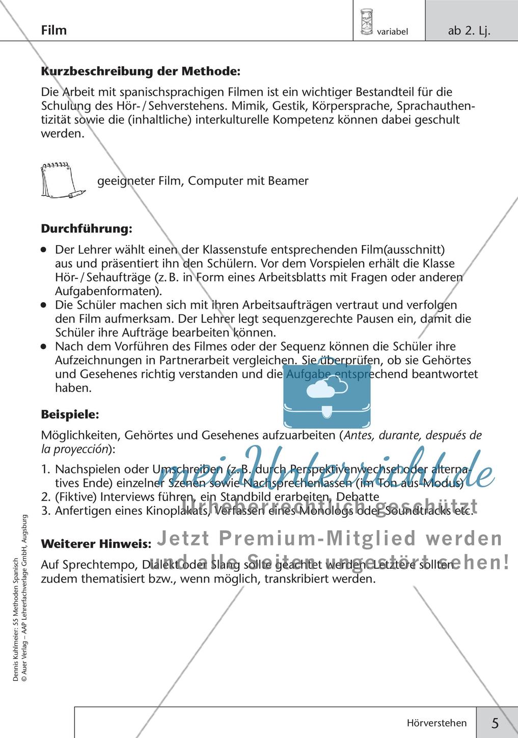 Methoden zum Hörverstehen Preview 7