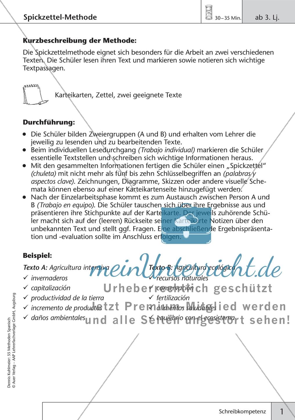 Methoden zur Förderung der Schreibkompetenz Preview 3