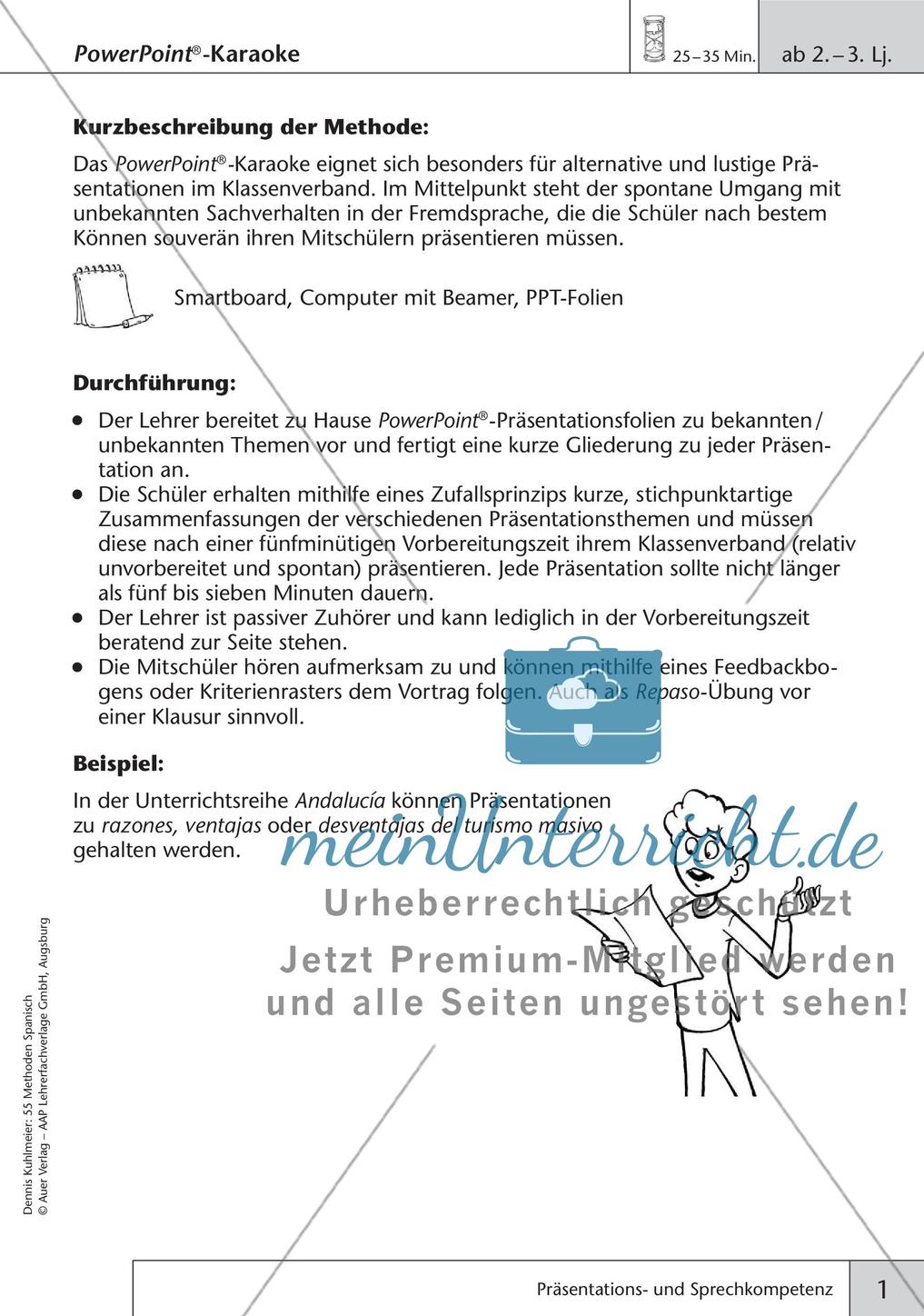 Methoden zur Förderung der Präsentations- und Sprechkompetenz Preview 3