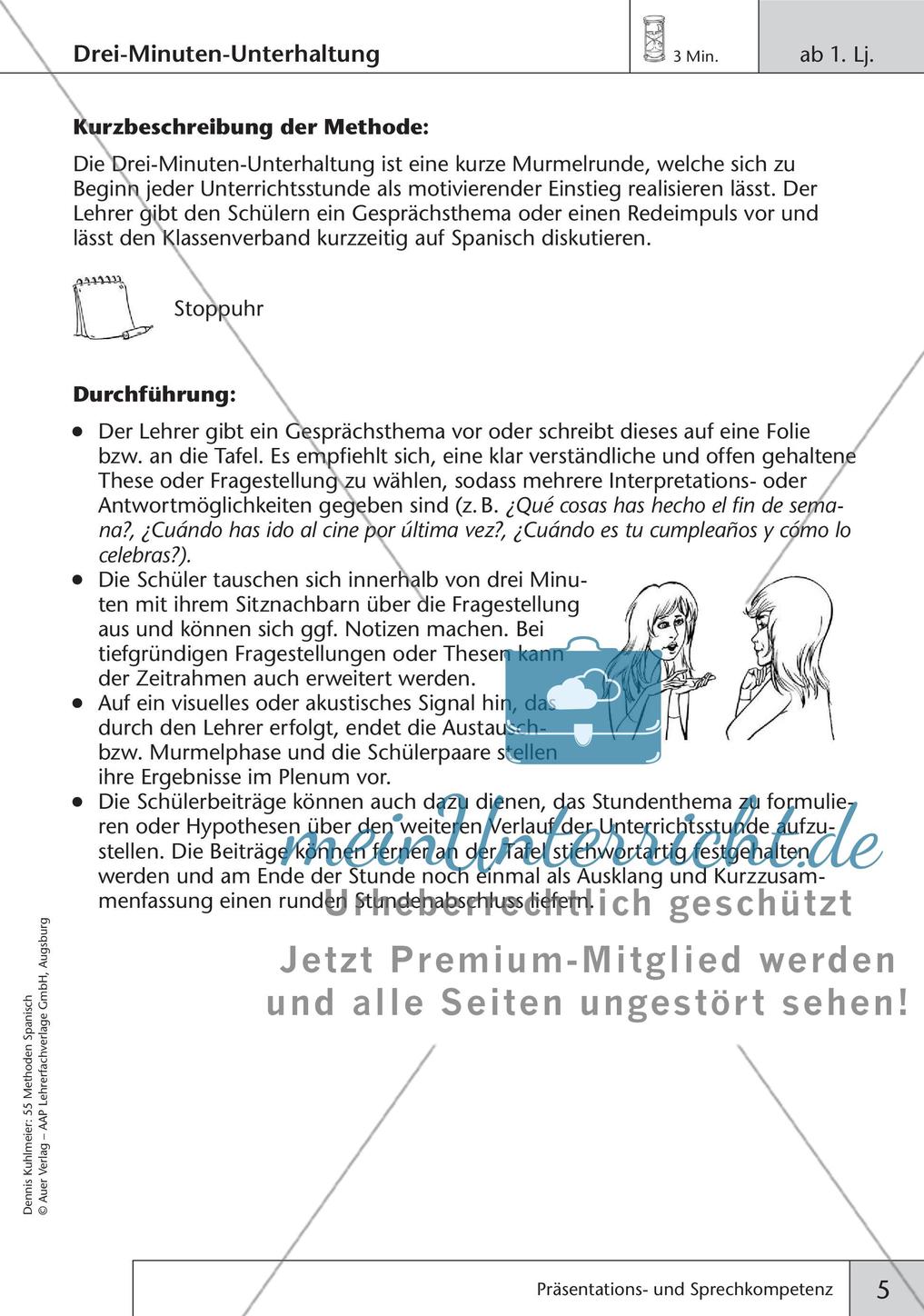 Methoden zur Förderung der Präsentations- und Sprechkompetenz Preview 7