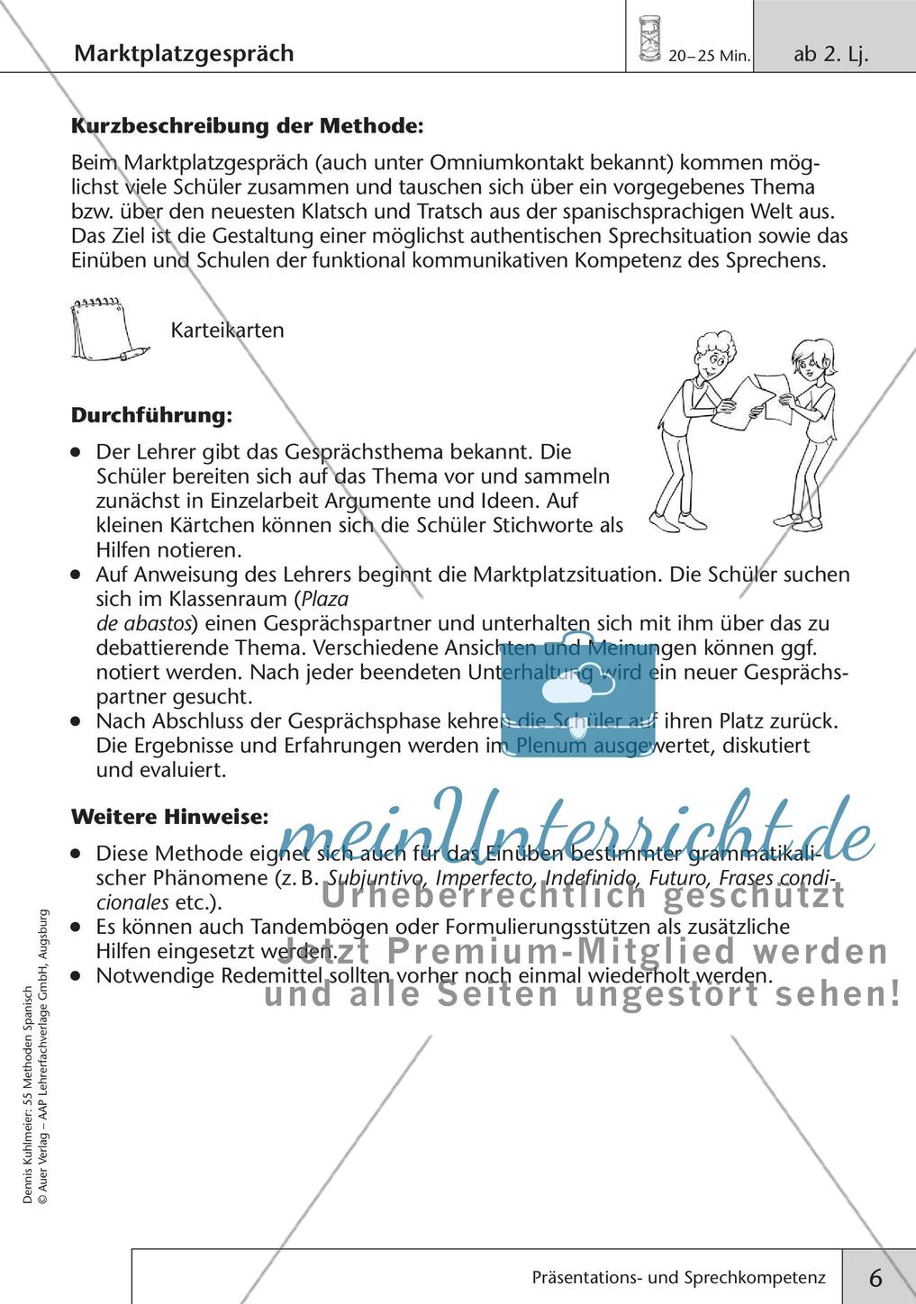 Methoden zur Förderung der Präsentations- und Sprechkompetenz Preview 8