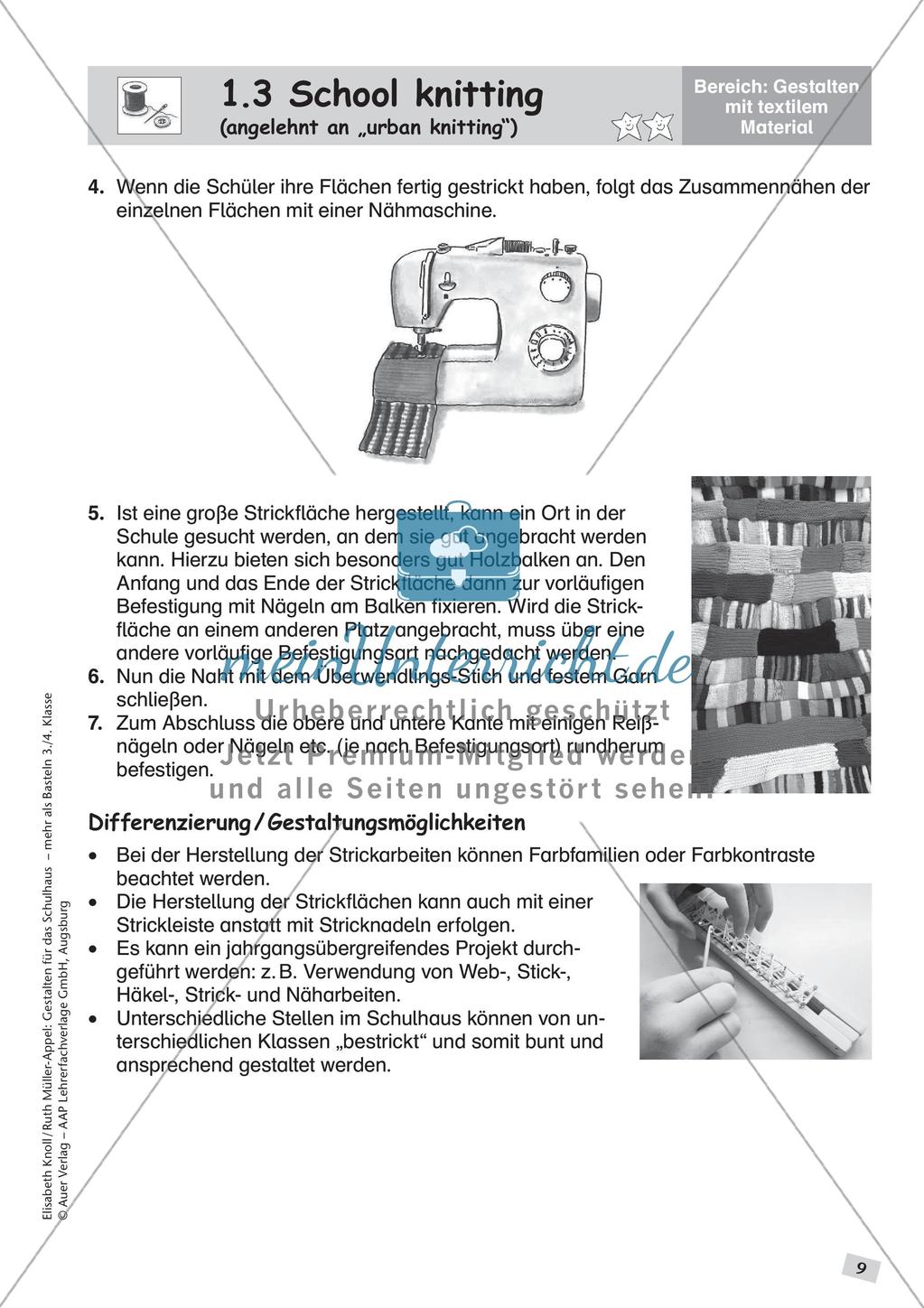 Gestalten für das Schulhaus: Textilien Preview 11