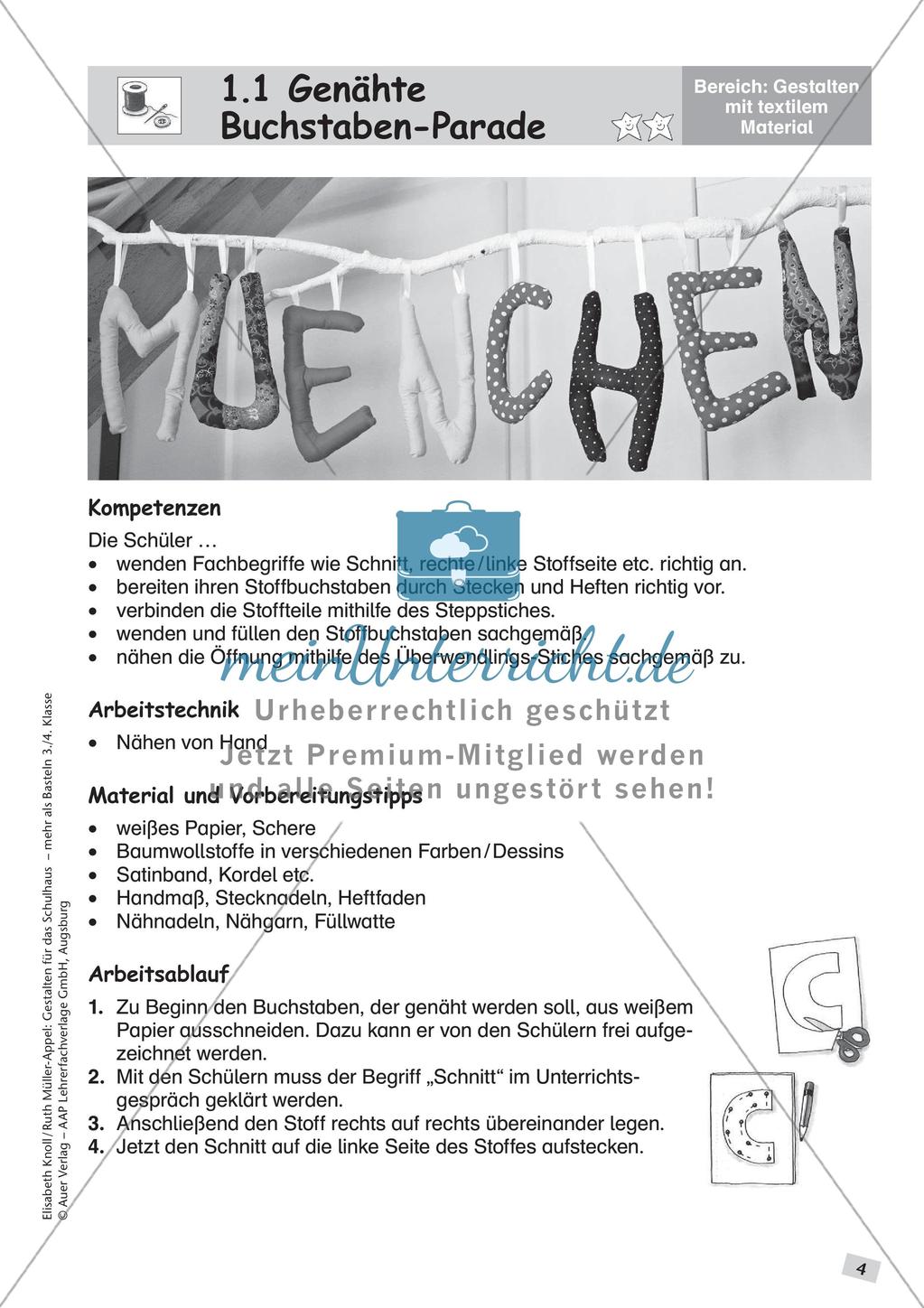 Gestalten für das Schulhaus: Textilien Preview 6