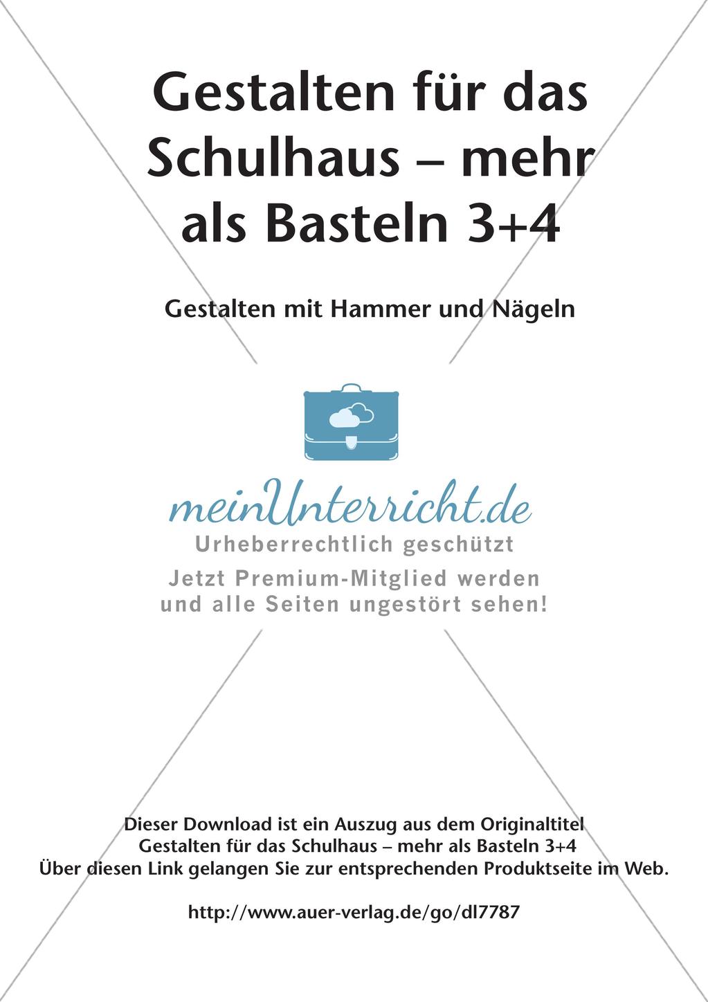 Gestalten für das Schulhaus: Werkzeuge Preview 2