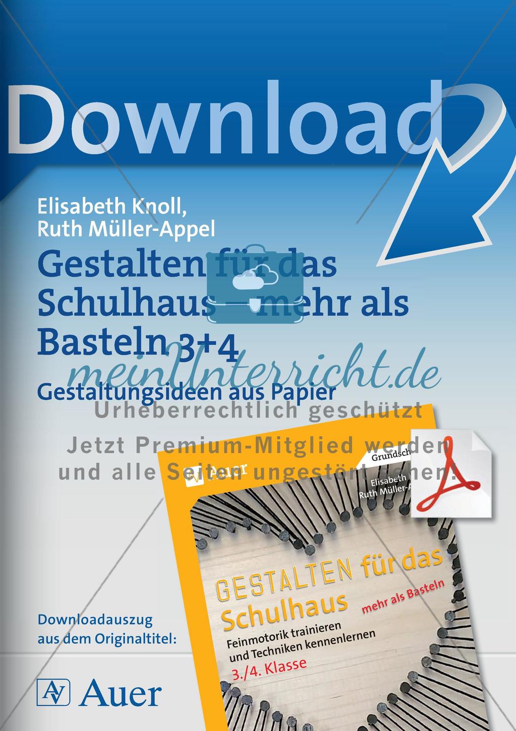Gestalten für das Schulhaus: Papier Preview 1